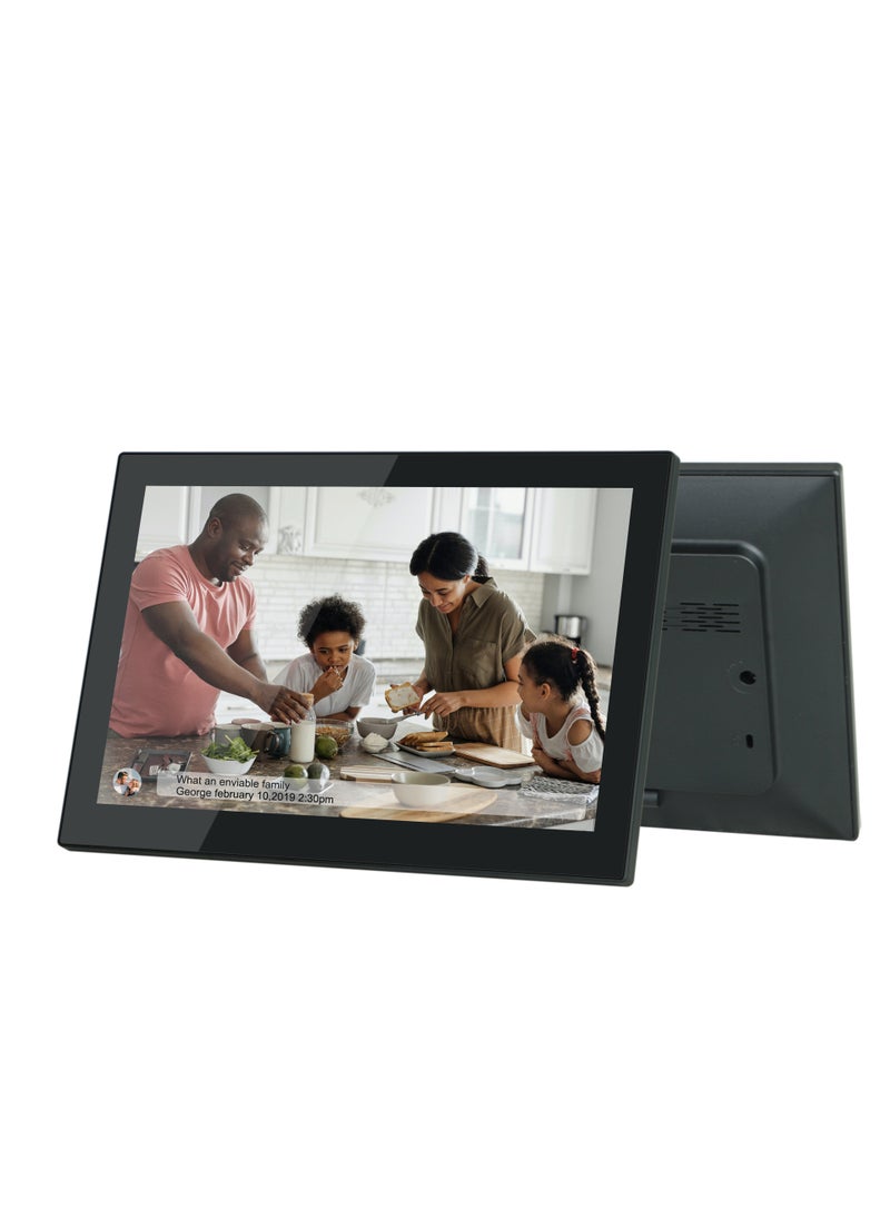 Generic 10.1-inch Smart Cloud Photo Frame with Touch Screen and APP Black 