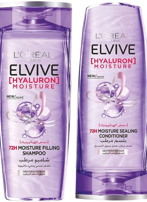 Loreal Elvive Hyaluron Moisture Shampoo 200 Ml + Conditioner 200 Ml