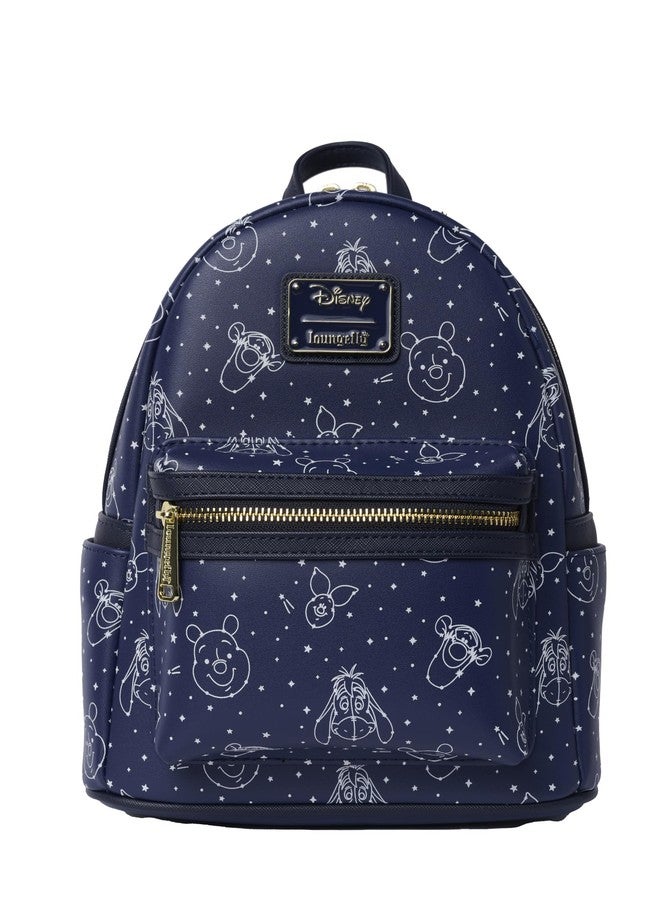 Loungefly Winnie the Pooh Mini Backpack Handbag Shoulder Bag Constellation Print - Image 1
