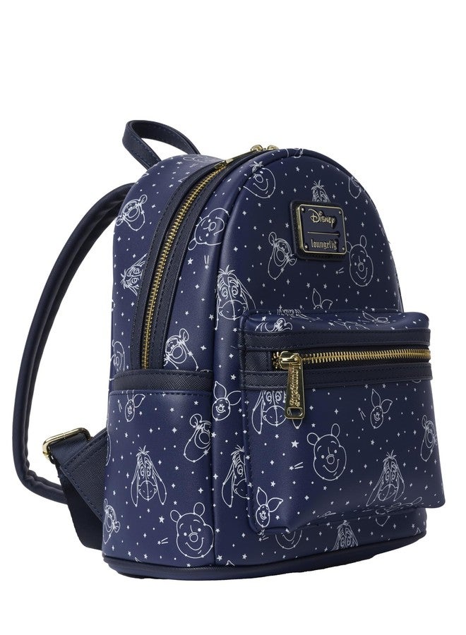 Loungefly Winnie the Pooh Mini Backpack Handbag Shoulder Bag Constellation Print - Image 2