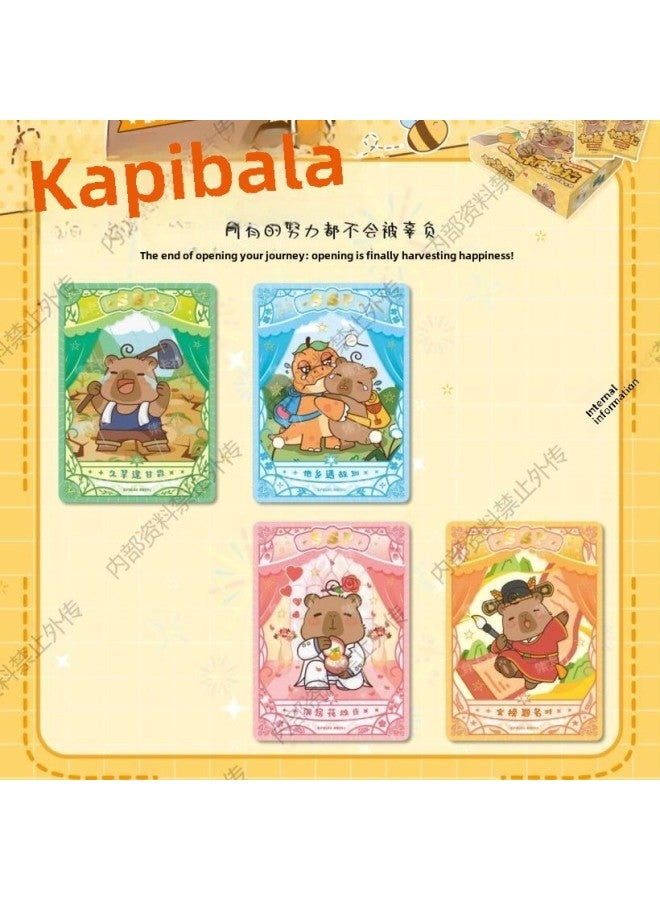 Kapi Bala Collection Card Bag Dolphin Door Secrets Expression Bag Card Chinese Edition 2 Yuan Dolphin Bag Tour-Color:Capibala Deluxe Edition-1 Box Of 20 Packs  - Image 5