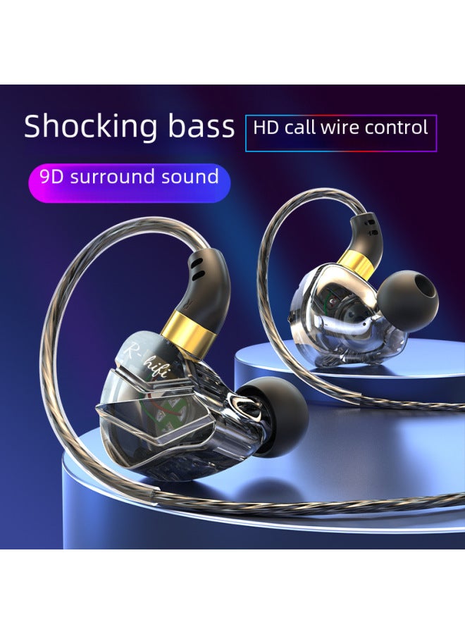 نيوترل سماعة رياضية ساخنة، سماعة أذن داخلية سلكية باس، سماعة ألعاب كمبيوتر وهاتف محمول مع سلك تحكم وميكروفون - Image 3