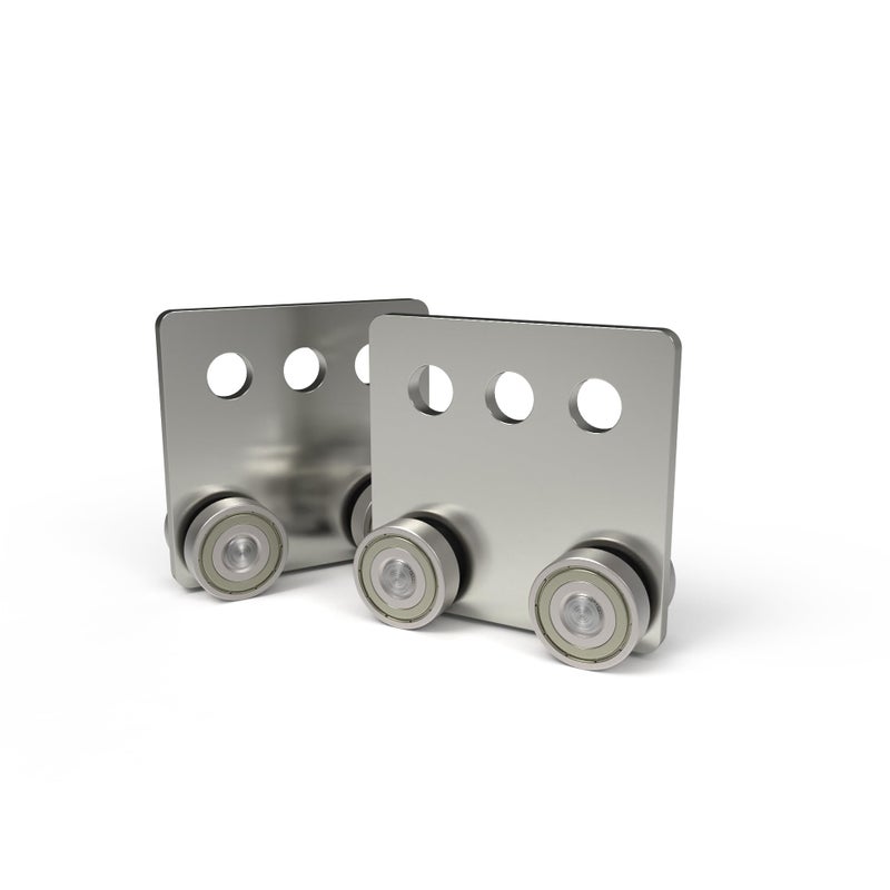 Hi Flame4 Wheel Trolley Assembly Four Bearing Trolley Assembly for Taller Strut Channel or All 158 Channel Pack of 2