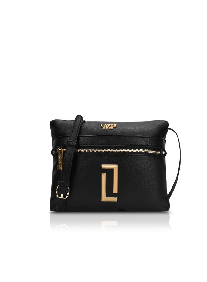 Luxe Women's  Quick25 Top Zip Sling (Black)