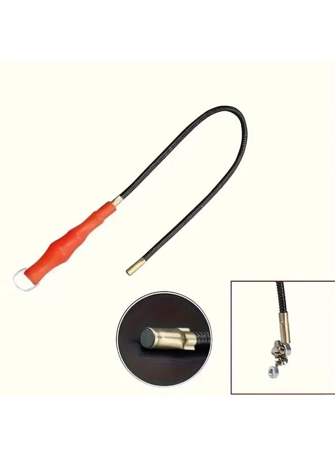 Heavy Duty Flexible Magnetic Pickup Tool 1pc Bendable Metal Retriever Stick - Image 2