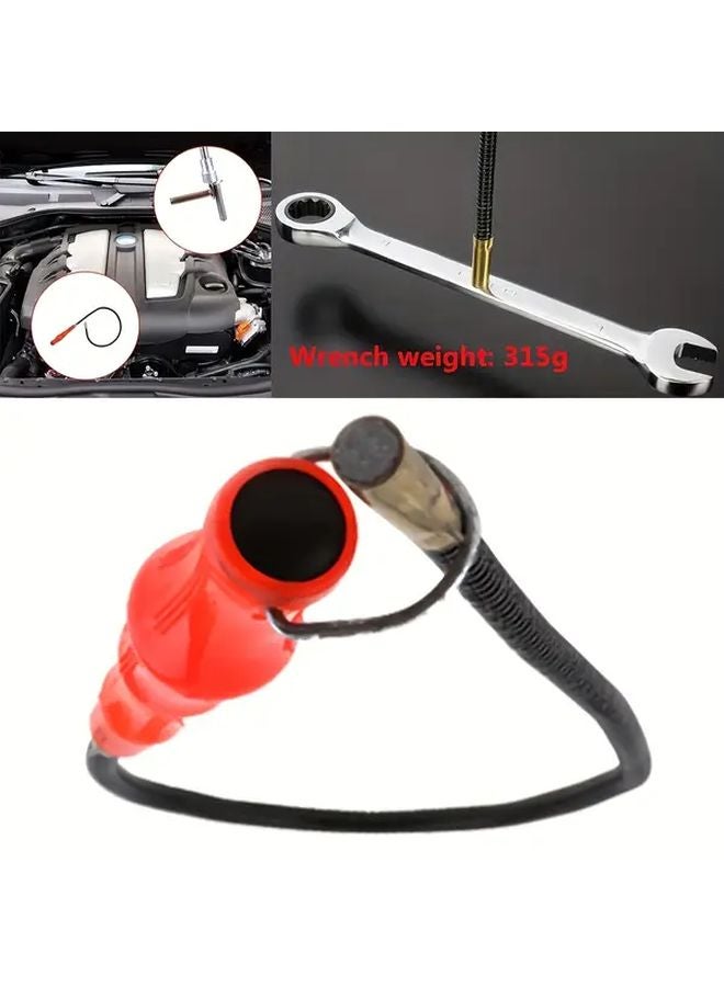 Heavy Duty Flexible Magnetic Pickup Tool 1pc Bendable Metal Retriever Stick - Image 4