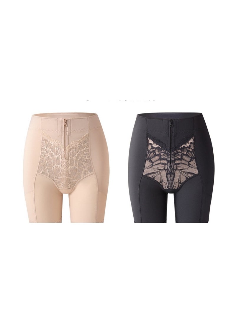 KUYING High Waisted Anti Glare Postpartum Waist Cinching And Hip Lifting Safety Pants For Body Shaping Set Of 2 - Image 1