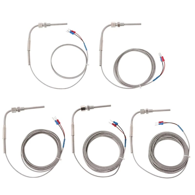 Stainless Steel EGT Temperature Sensors Thermocouple K Type for Motor Exhaust Gas Temp Probe 1m/2m/3m/4m/5m -100-1250°C(3M) - Image 3