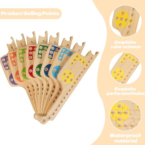 Wahartoly Jokers and Marbles Board Game Wooden Travel Game for 28 PlayersCard and Marble Gamewith 8 Game Boards 4 Cards 40 Marble for Travel Parties and Family Nights - Image 5