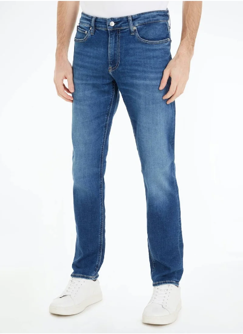 Calvin Klein Jeans Calvin Klein Jeans Men's Jeans - Slim - Casual Bottoms - Cotton , Blue