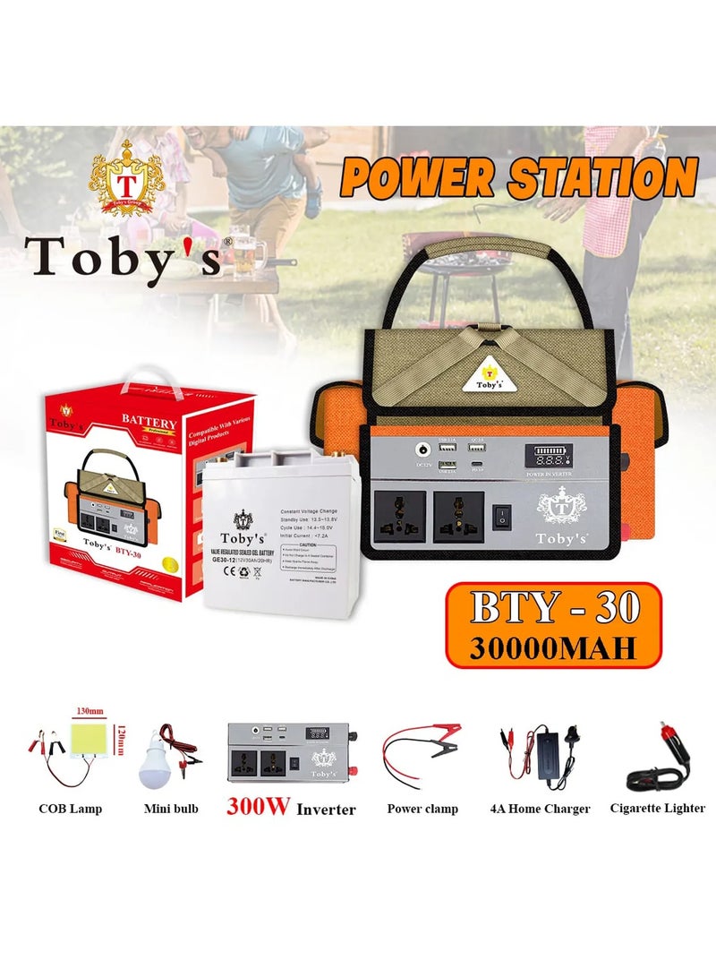 Generic Toby's 30,000mAh Travel Battery with 300W Inverter  - Image 1
