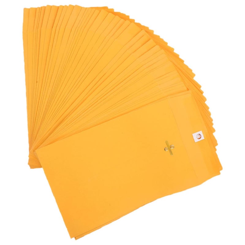 Brown Kraft Clasp Envelopes 6x9 Inch Heavyweight Paper For Office Legal Documents Mailing - Image 2