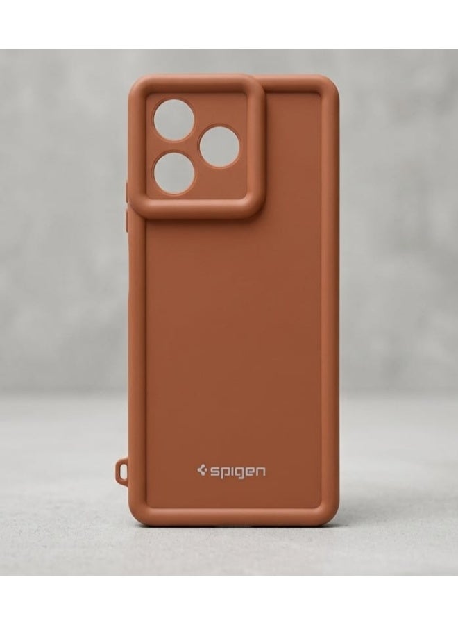 سبايجن جراب Spigen لهاتف Realme C53، حماية متينة مع لمسة من الأناقة - بني - Image 1