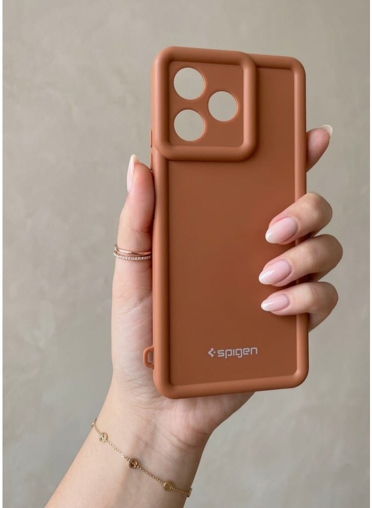 سبايجن جراب Spigen لهاتف Realme C53، حماية متينة مع لمسة من الأناقة - بني - Image 2