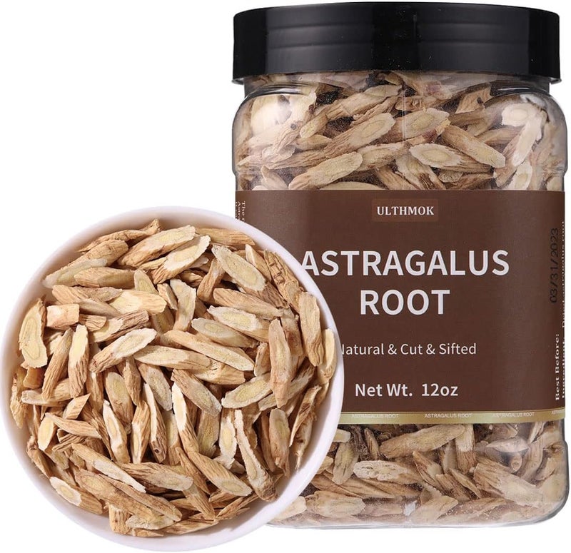 ULTHMOK Premium Astragalus Root Tea Slices - 12 Oz - Image 1