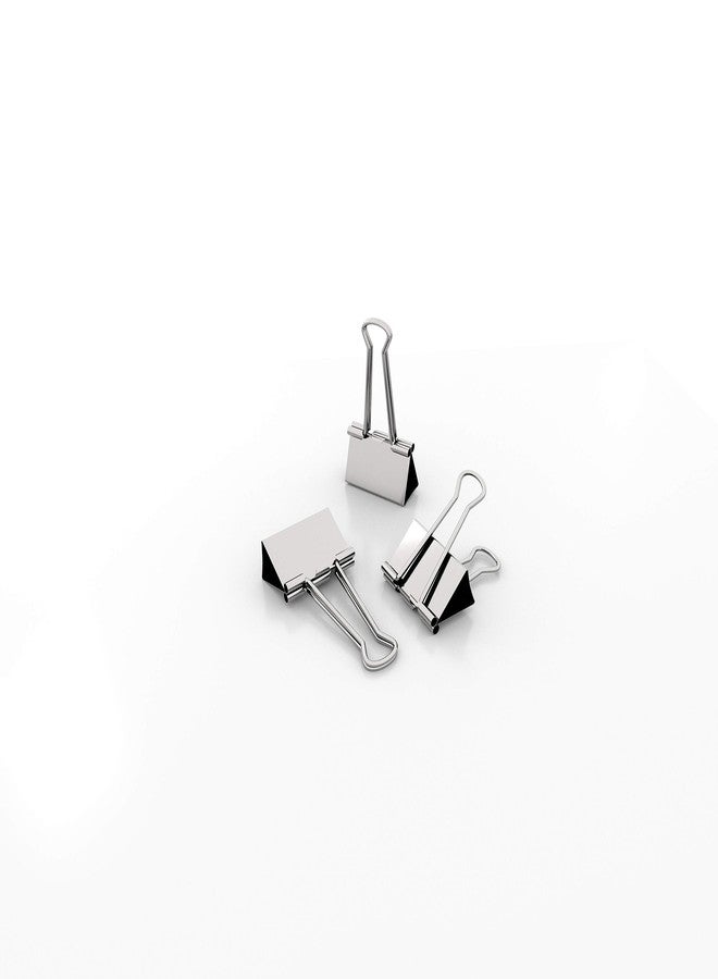 Nctinystore Silver Binder Clips Mini Metal Clamp 5/8-IN / 0.6-inch / 15-mm (Silver Mini 120-PCS) - Image 1