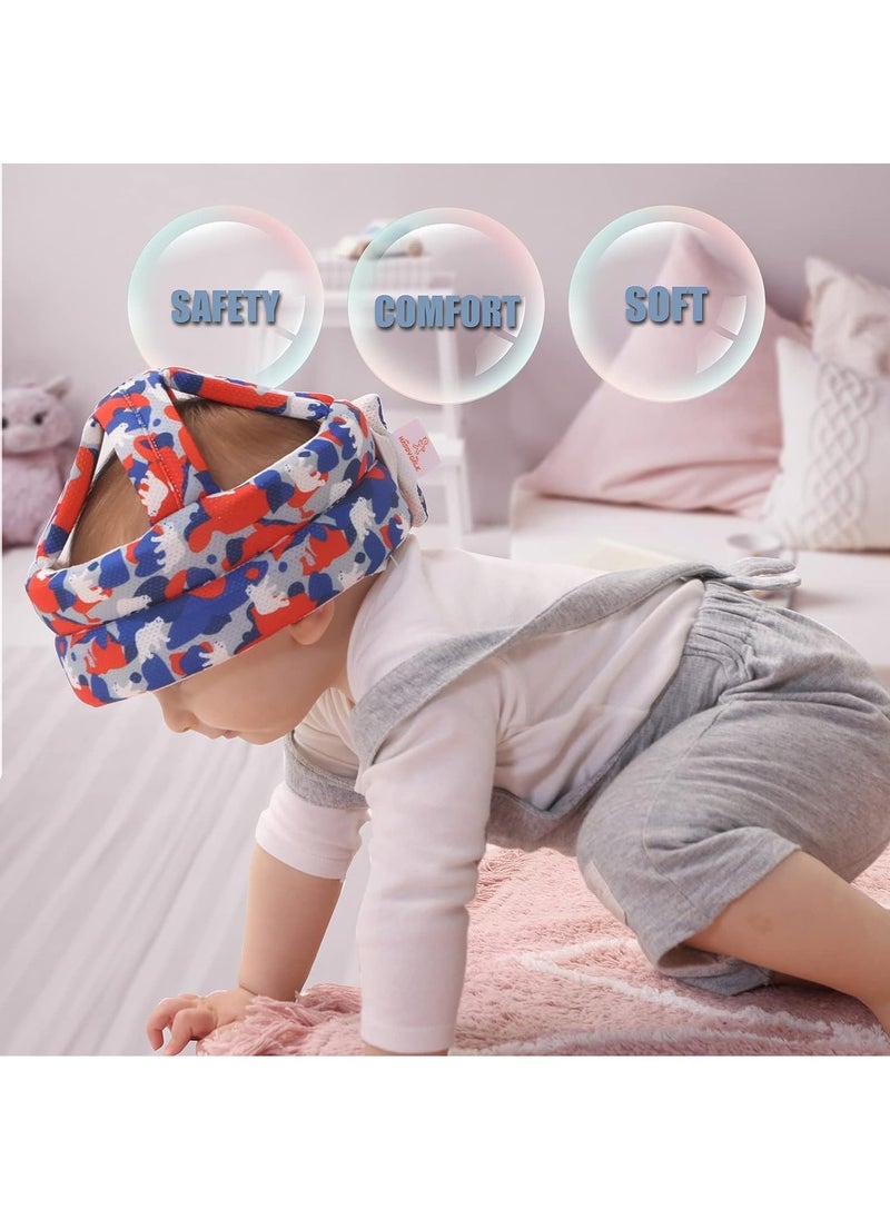 Gonice Baby Safety Head Cushion Bumper Bonnet Helmet - Blue  - Image 2