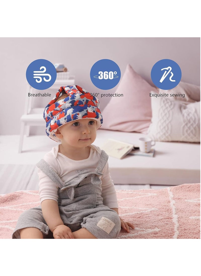 Gonice Baby Safety Head Cushion Bumper Bonnet Helmet - Blue  - Image 4