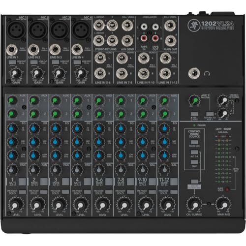 Mackie VLZ4 Series, 12-channel Mixer with Ultra-wide 60dB gain range and Onyx Mic Preamps (1202VLZ4) - Image 3
