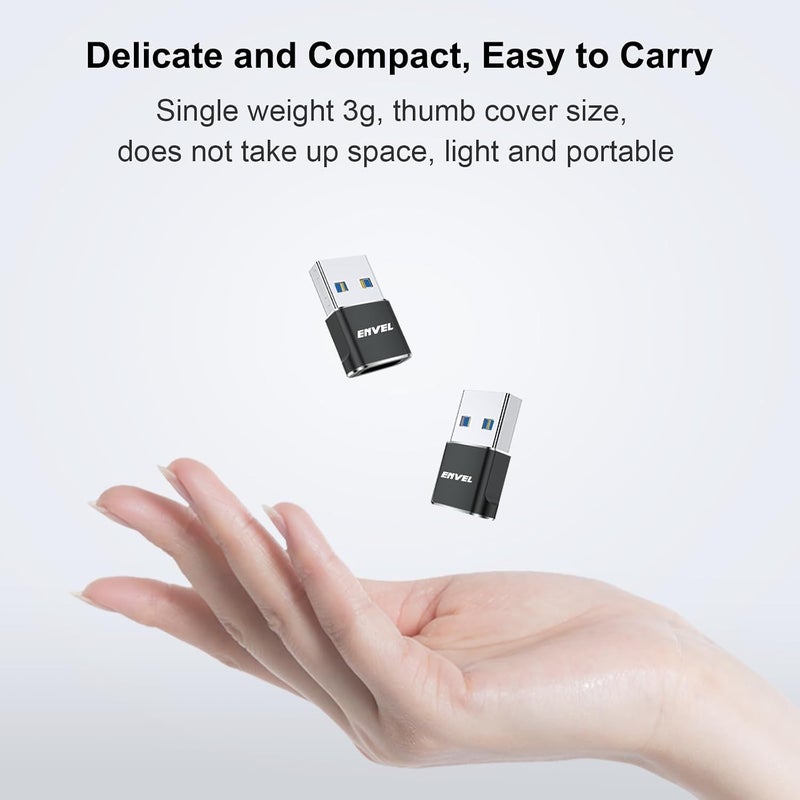 ENVEL USB C to USB Adapter, 4 Pack 10 Gbps USB 3.2 to USBC Adapter - Image 5