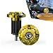 Merdege 2 PCS Motorcycle Bar End Plug Aluminum Alloy Handlebar Grip End Caps for Electric Car Scooters OffRoad Motorcycles Gold - Image 2