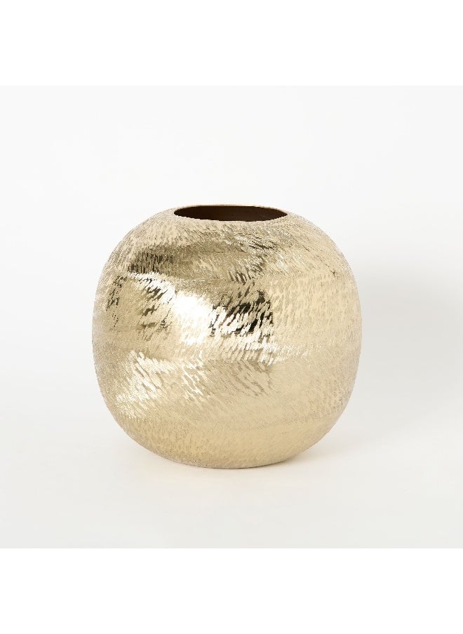 Catlyn Aluminium Textured Round Vase 24 x 23 x 24 cm - pzsku/Z7486EB7B70669A11E8A9Z/45/_/1729501351/f7a0b24c-3c18-40c5-8843-4ab23e0e0da8