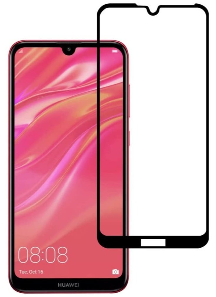 vesus Huawei Y7 Prime (2019) Screen Protector Tempered Glass [Anti-Glare][HD Full Coverage][Easy Installation][Touch Sensitive] - Image 1
