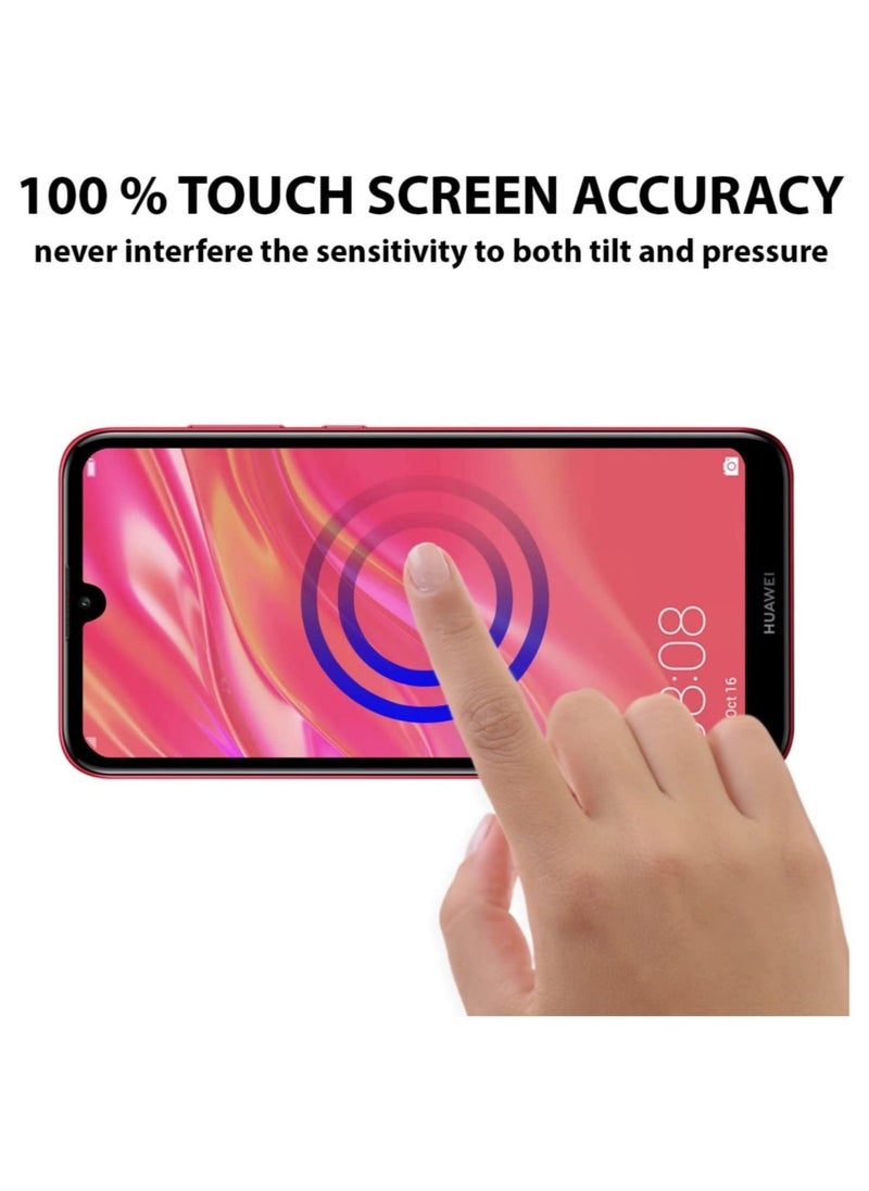 vesus Huawei Y7 Prime (2019) Screen Protector Tempered Glass [Anti-Glare][HD Full Coverage][Easy Installation][Touch Sensitive] - Image 3