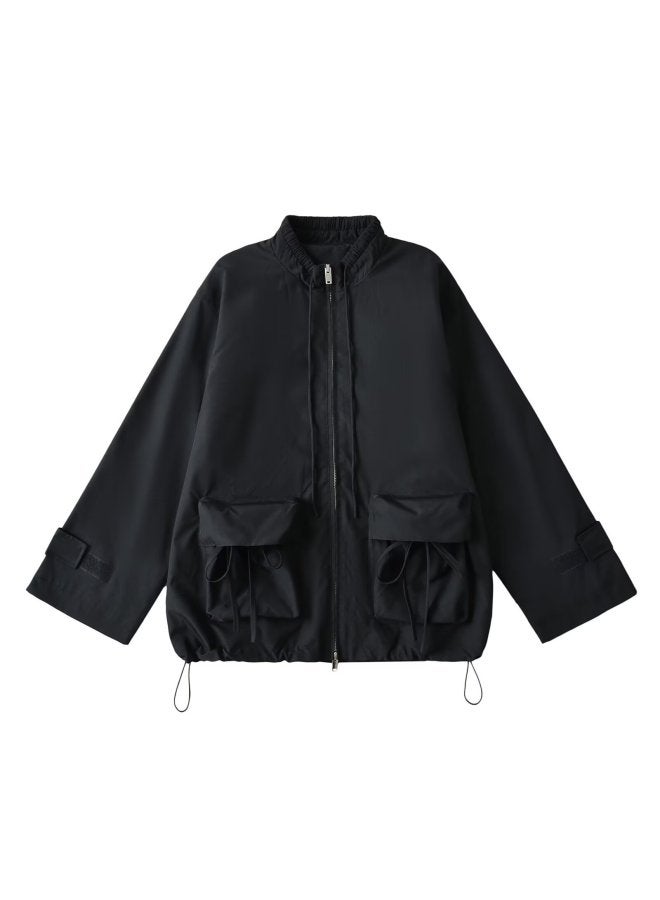 American Style Hot Girl Fashion Joker Personality Street Work Windbreaker Short Coat Coat 2024 Autumn Wholesale  - Image 1
