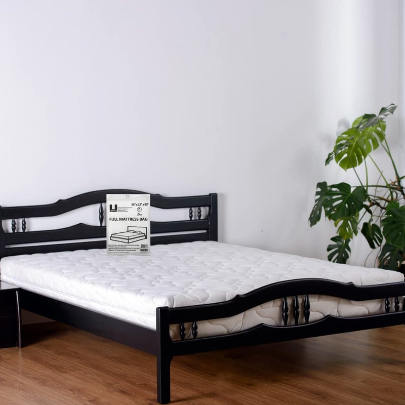 Uboxes Moving Supplies (1 Pack) Full Size Mattress Bag 54" x 12" x 90" mattress covers - Image 4