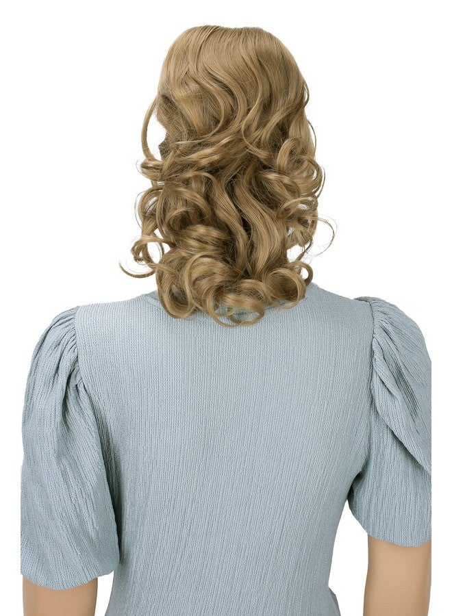 CAISHA By Prettyshop 12" Hair Piece Braid Ponytail Extension Voluminous Wavy Dark Blonde Ph211 - Image 3