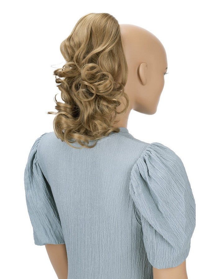 CAISHA By Prettyshop 12" Hair Piece Braid Ponytail Extension Voluminous Wavy Dark Blonde Ph211 - Image 4