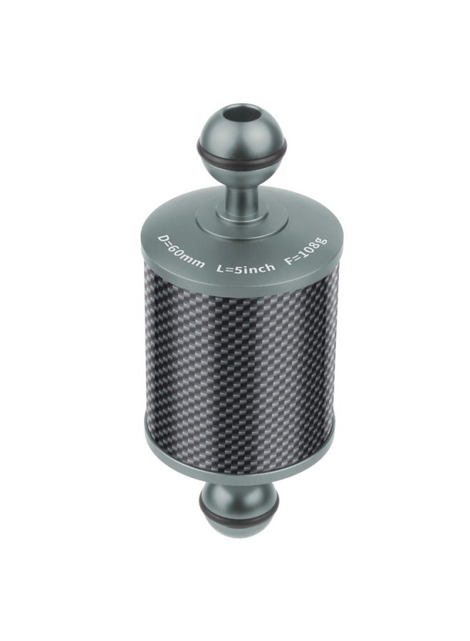 Flying Over 60mm Diameter Buoyancy Arm Triple Anti-leakage Anti-removal High Water Pressure 5/8/10/12 Inch Buoyancy Lamp Arm-Color:5 Inch Black  - Image 5