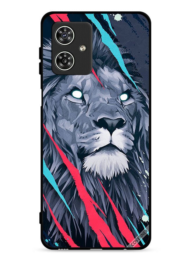 Covernex Motorola Moto G54 5G Protective Case Cover Lion King Art - Image 1