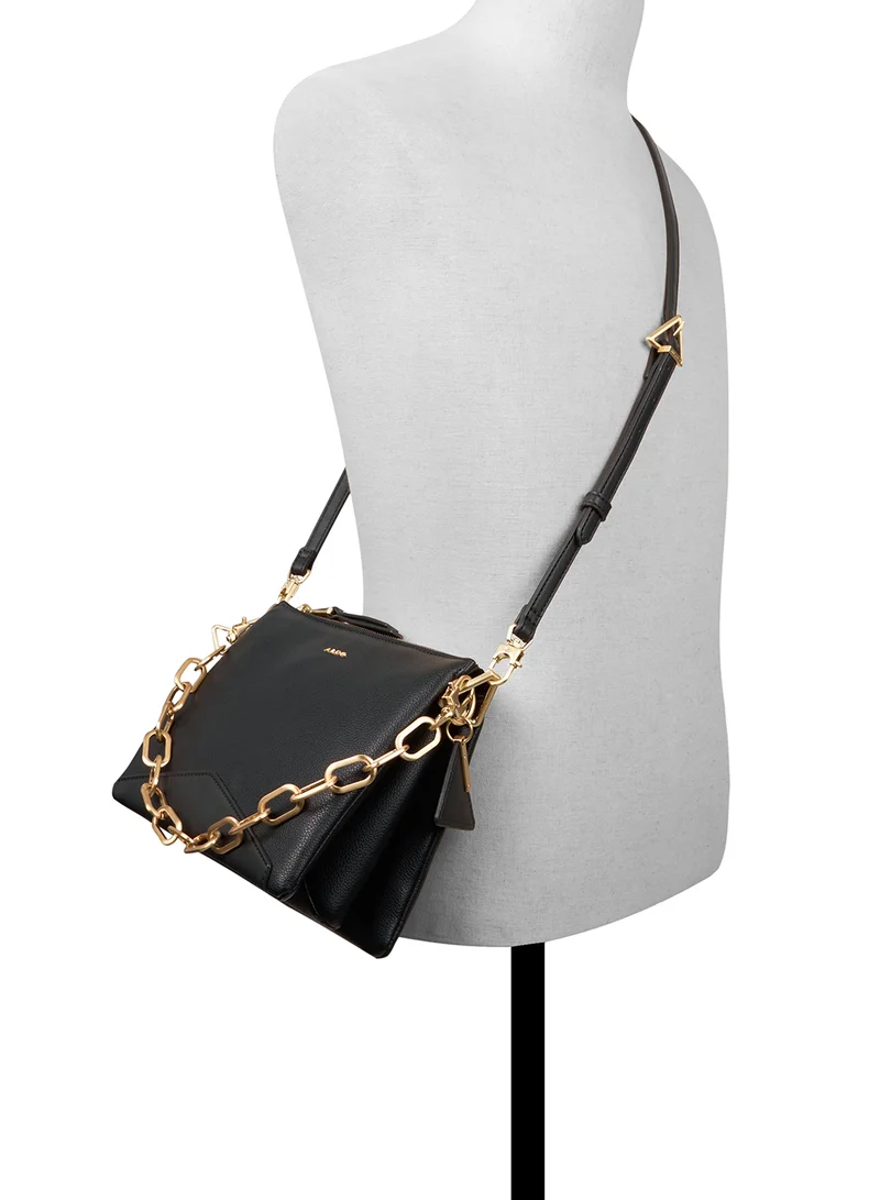الدو Flap Over chain detail crossbody
