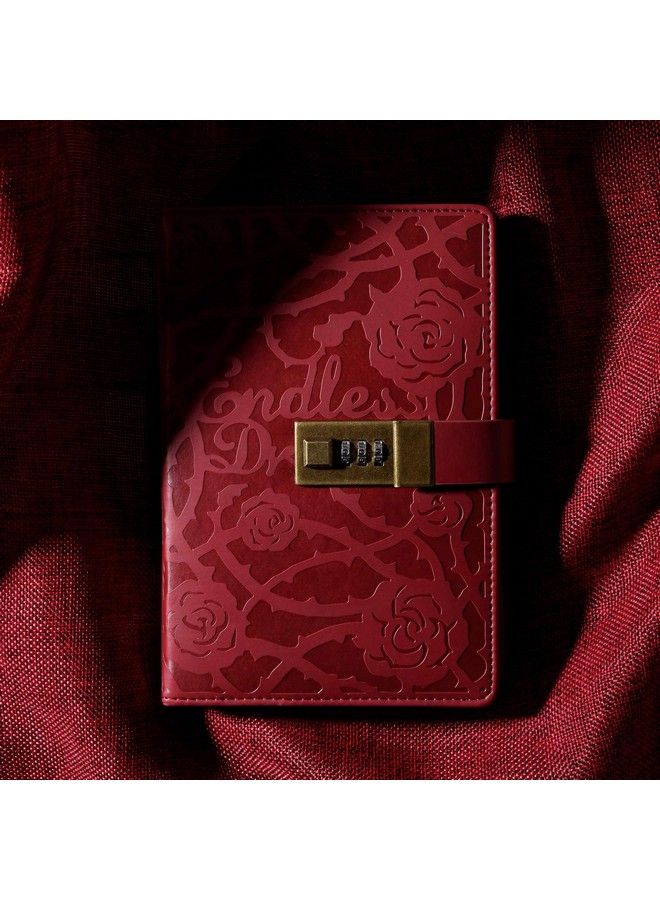 CAGIE Diary With Lock Combination Digital Lockable Secrets Journal 224 Pages Thick Refillable Locked Diary 5.9 X 7.9 Inch Khaki Locking Notebook For Adults Women  - Image 4