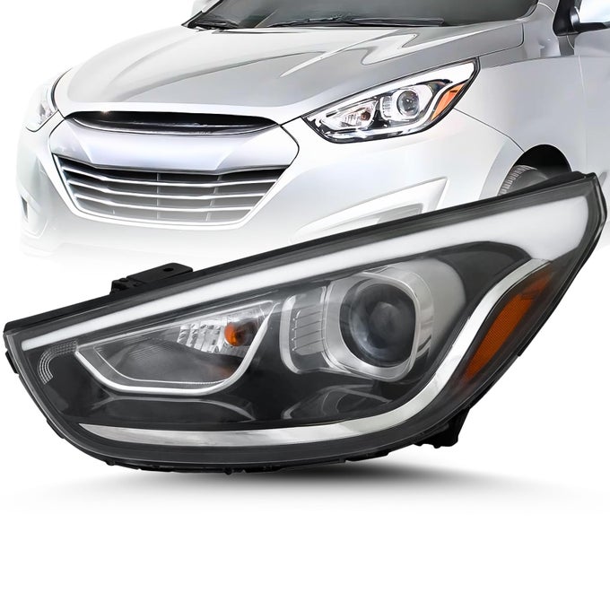 Headlight Assembly Compatible With Hyundai Tucson 20142015 Capa Certified Headlamp Bulbs Included Rightpassenger Side 921022S640 Hy2503185 Dot Compliant