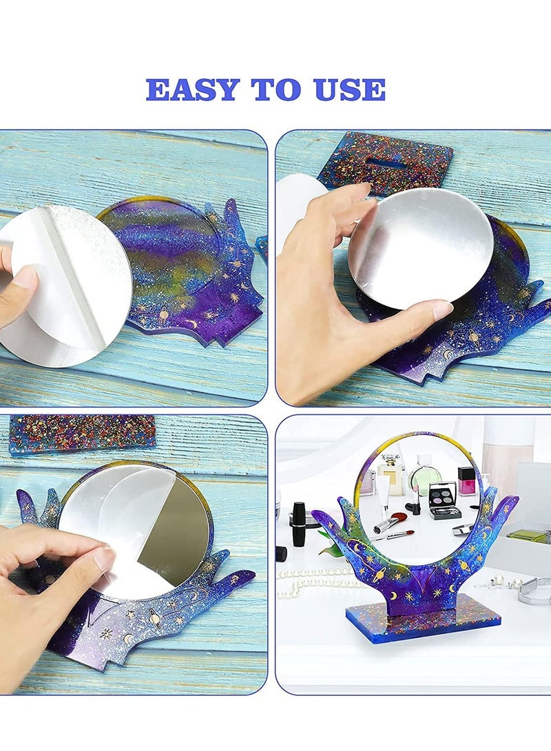 Makeup Mirror, Silicone Mould, DIY Art Creation, Epoxy Resin, Photo Frame, MakeupMirror with 2Pcs Acrylic, Home Decoration Handmade Ornaments Crafts - Image 4