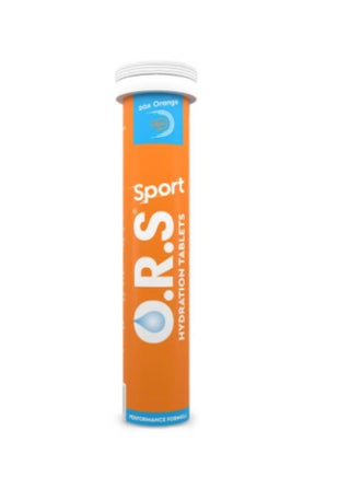 Hydration Tablets With Electrolytes Natural Orange Flavor