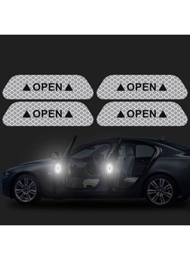 Generic 4-Piece Luminous Car Tape for Night Safety 