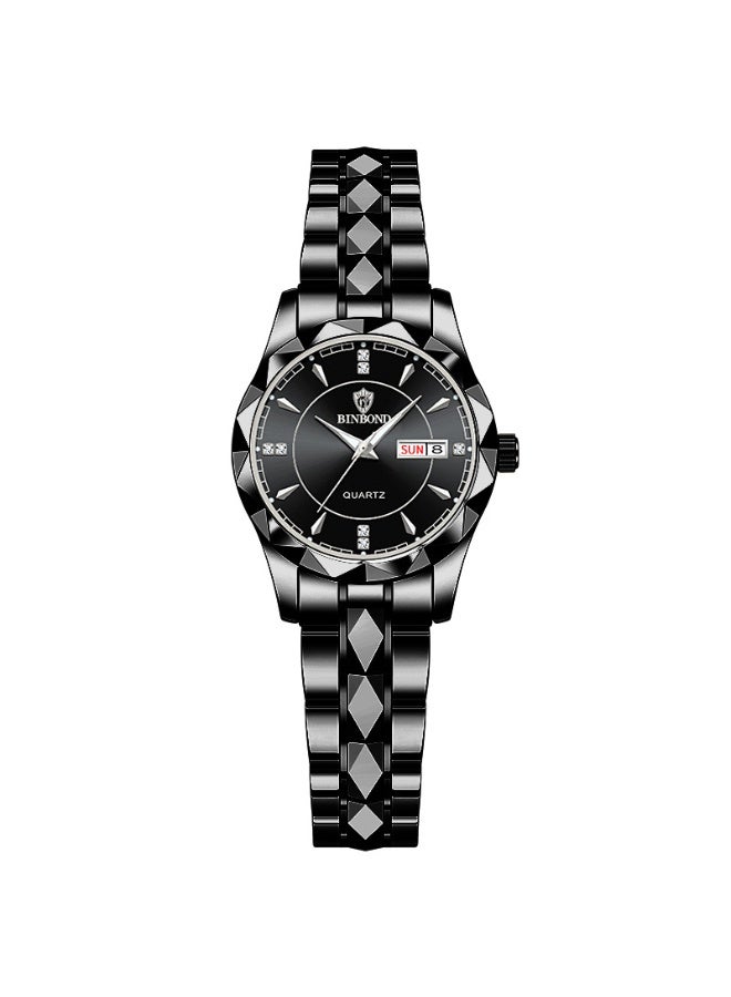 Women's Business Simple Dual Calendar Luminous Waterproof Quartz Watch