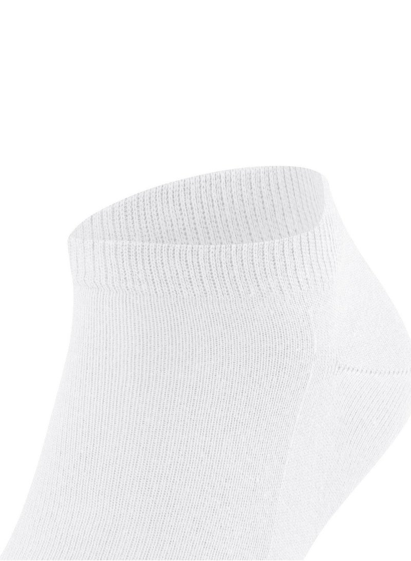 ALLKING Bravo Cotton Ladies 5 Pairs Sports Sneaker Length Socks - Special Design for Sneaker & Running Workout - Free Size, Pack Of 5 (White)  - Image 2