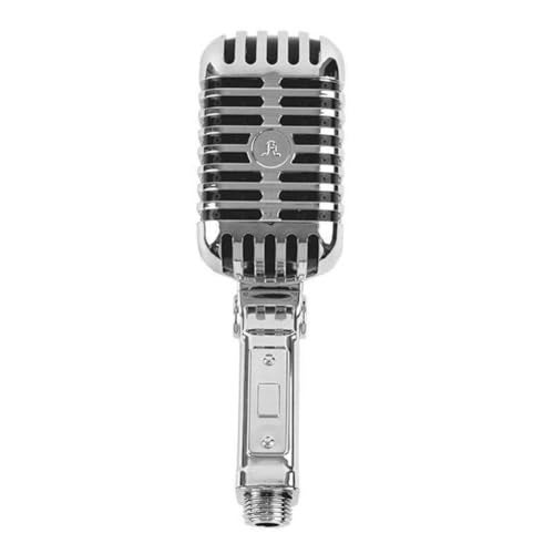 AKV Microphone Shower Head - Handheld Shower Head, 7.87inch Creative Vintage Microphone Shaped Showerhead Detachable Shower Head, Personalised High Pressure Shower Heads, Let's Sing our hearts out! - Image 1