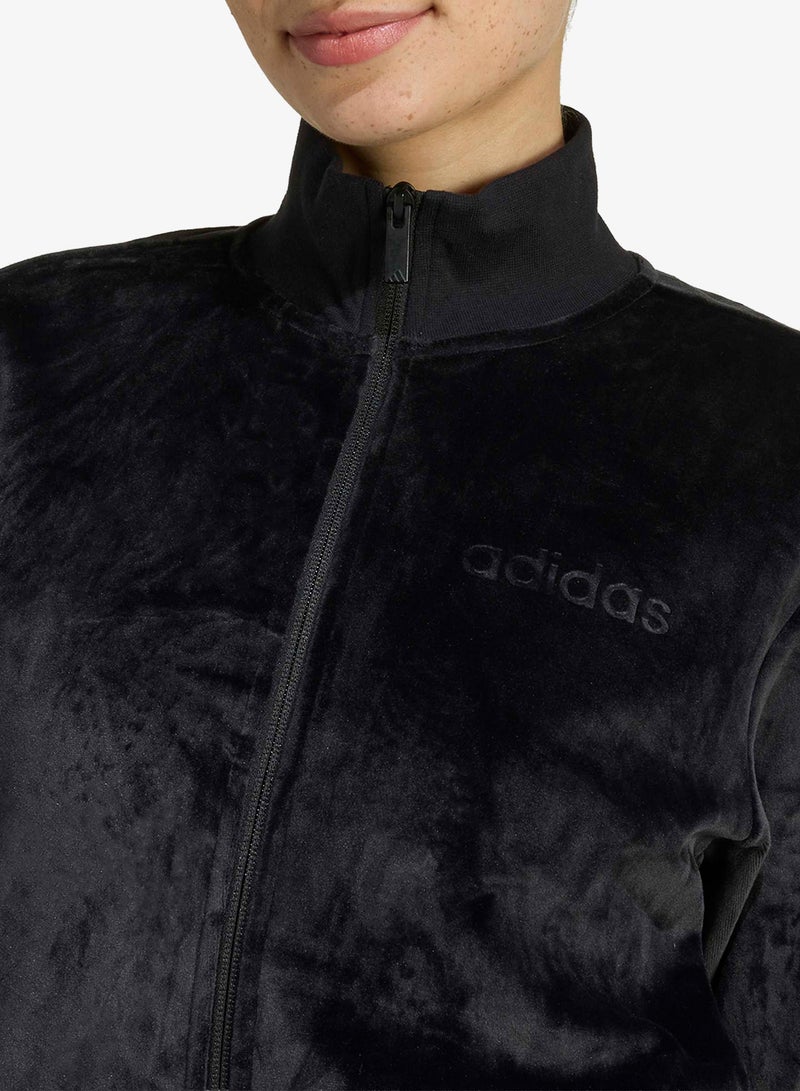 Adidas Glam Velvet Tracksuit - Image 3