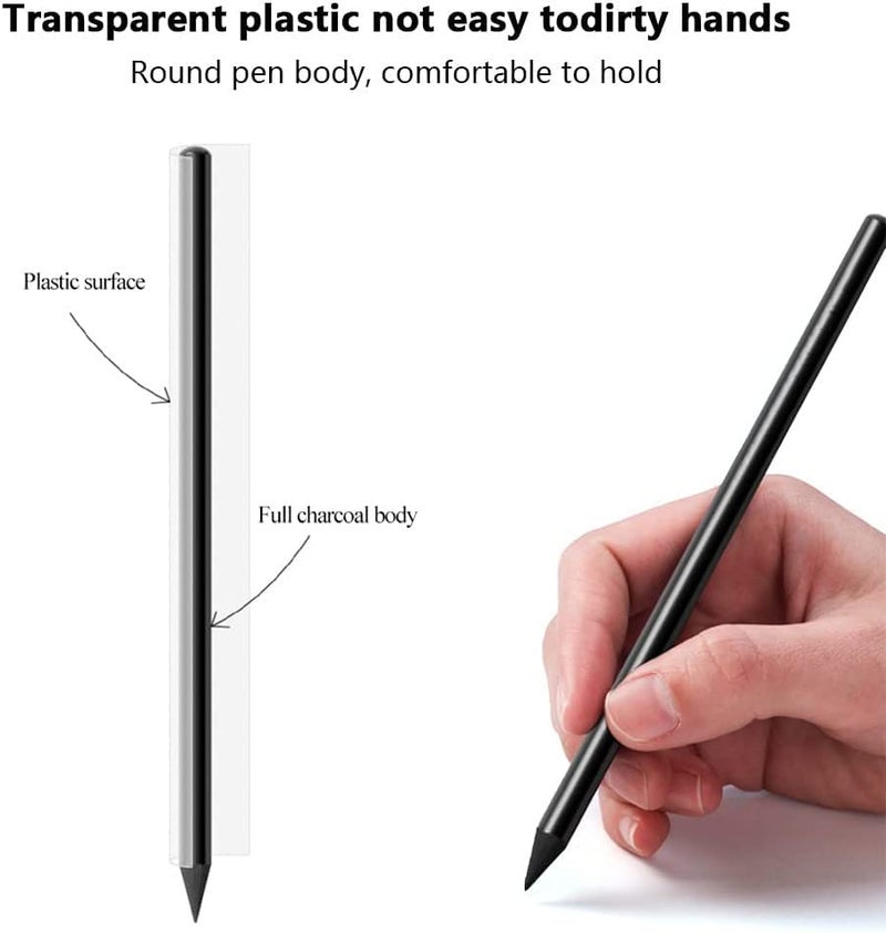 worison Woodless Graphite Pencil Set for Drawing, Writing, Shading, Coloring, 6 Pieces - Image 5