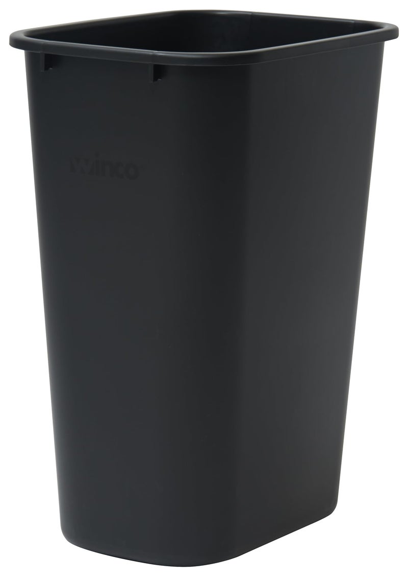 Winco Winco Waste Basket for Home and Office 10 Gallon Black