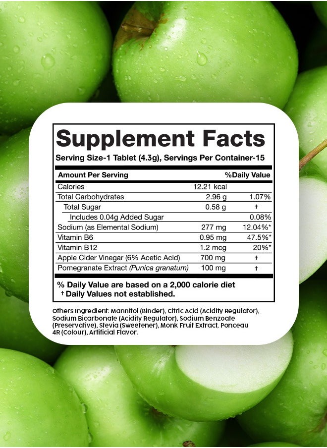 PLIX THE PLANT FIX - Probiotic Shield Pre+probiotic 90 Effervescent Tablets With 20 Billion Cfus, Vital Probiotic Strains, Pack Of 6- Green Apple - Image 1