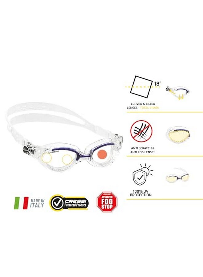 Cressi Flash Lady Clear/Blue - Image 2