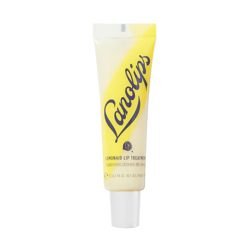 Lanolips Lemonaid Lip Treatment - Clear Lip Gloss and Exfoliant with Lanolin, Lemon Oil, Vitamin E Oil and Shimmer - Tinted Lip Balm for Dry, Cracked, Peeling Lips (12.5g / 0.42oz) - Image 1