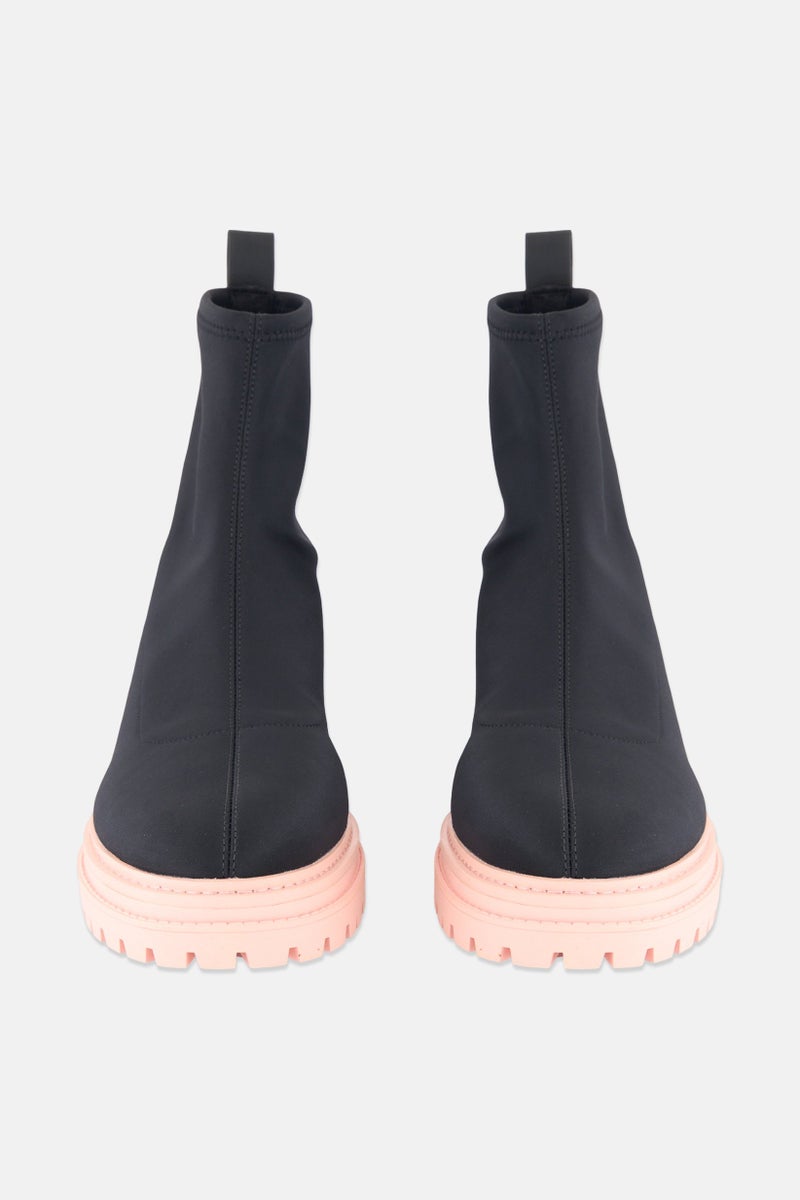 Michael Kors Women Medium Slip On Ankle Boots, Black  - Image 3